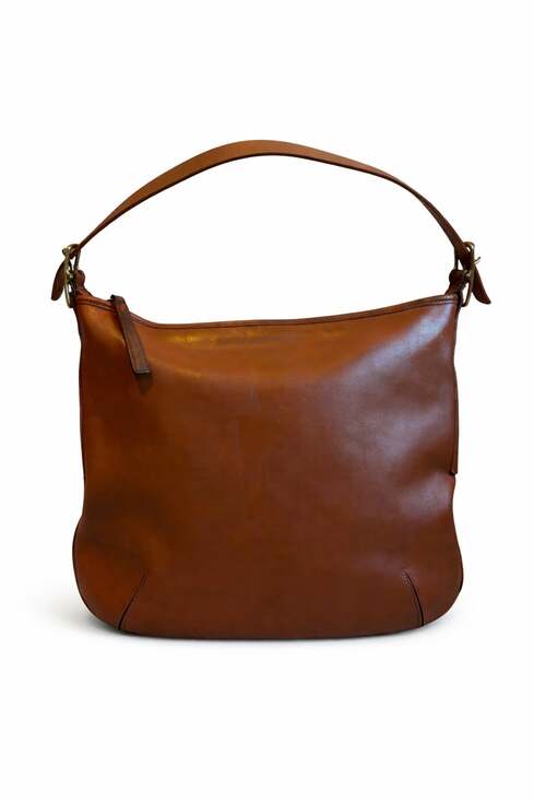 Coach Handbags - Vintage Coach 9210 Brown Glove Tanned Leather Hobo Shoulder Bag Made in USA